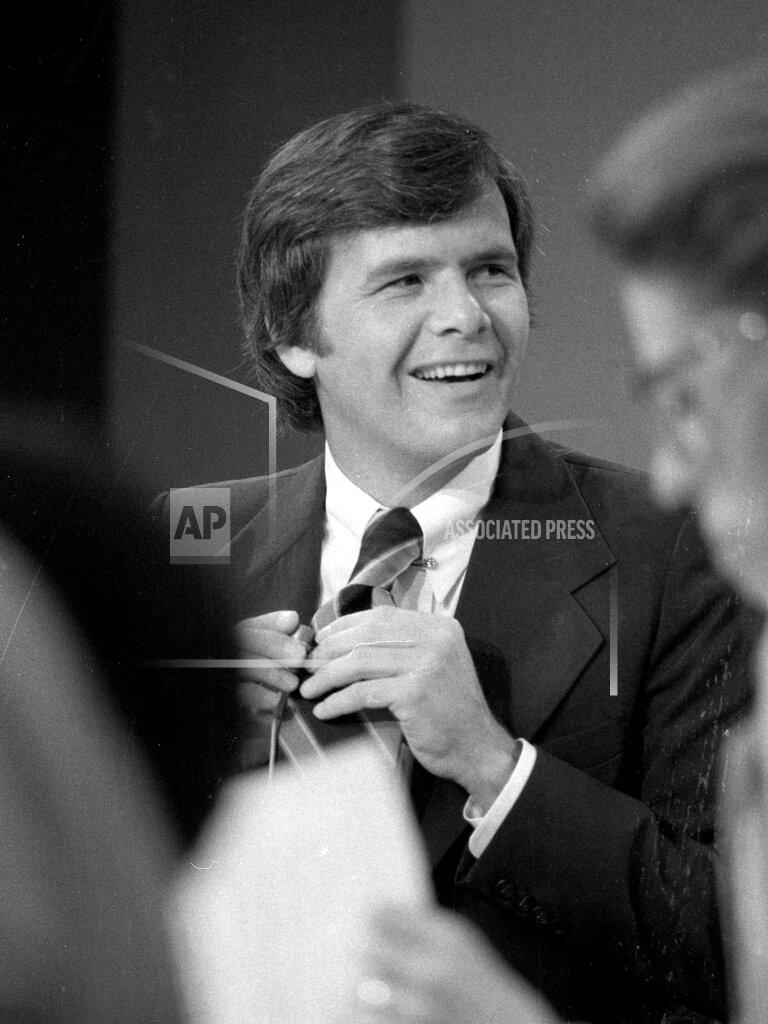 FILE - Tom Brokaw appears on his first day as host of NBC's "Today" show in New York on Aug. 30, 1976. Brokaw says he is retiring from NBC News after working at the network for 55 years. The author of "The Greatest Generation" is now 80 years old and his television appearances have been limited in recent years as he fought cancer. He says he will continue writing books and articles. (AP Photo, File)