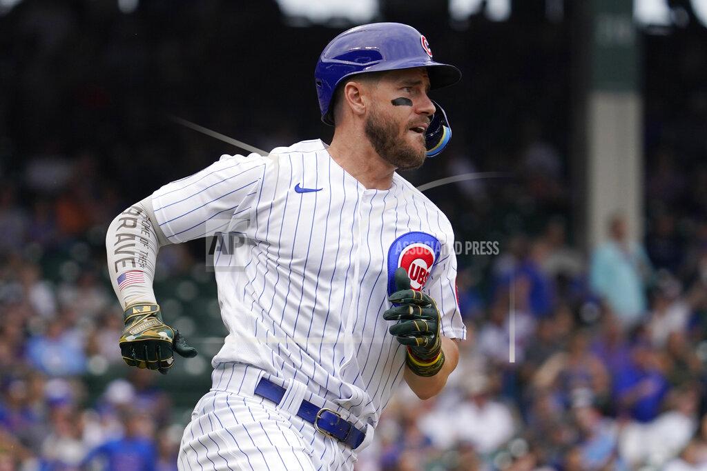 Nam Y. Huh Chicago Cubs' Patrick Wisdom rounds the bases after hitting a solo home run against the Arizona Diamondbacks during the second inning of a baseball game in Chicago, Friday, May 20, 2022. (AP Photo/Nam Y. Huh)
