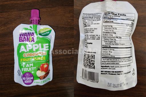 More fruit pouches for kids are being recalled because... - Vimarsana News