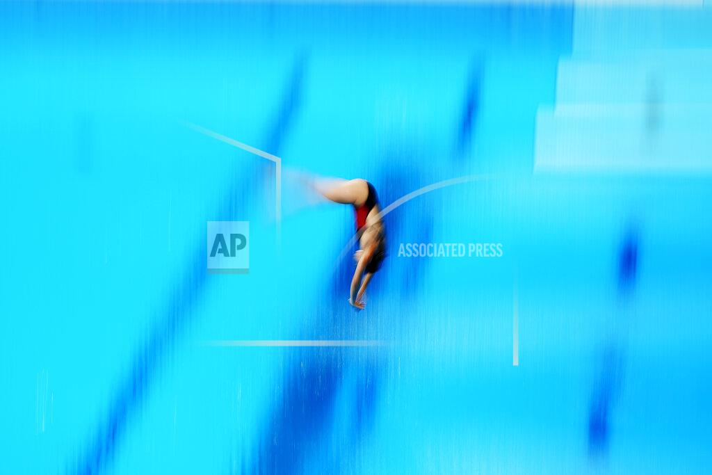 David Goldman Pamela Ware, of Canada, competes in women's diving 3-meter springboard preliminary at the 2020 Summer Olympics, Friday, July 30, 2021, in Tokyo. (AP Photo/David Goldman)