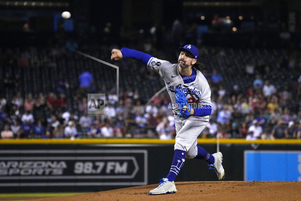 Rick Scuteri Los Angeles Dodgers pitcher Tony Gonsolin throws against the Arizona Diamondbacks in the first inning of a baseball game, Friday, Sept. 24, 2021, in Phoenix. (AP Photo/Rick Scuteri)