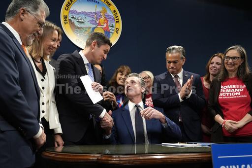 California governor signs law raising taxes on guns and... - Vimarsana News