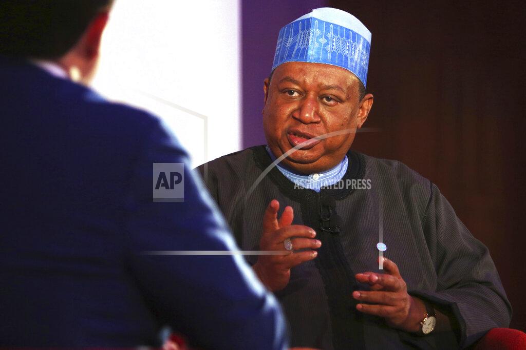 Jon Gambrell FILE - OPEC Secretary-General Mohammad Barkindo speaks at an event in Fujairah, United Arab Emirates on Sept. 18, 2018. Barkindo died late Tuesday, a spokesperson for Nigeria's petroleum ministry told The Associated Press on Wednesday, July 6, 2022. (AP Photo/Jon Gambrell, File)