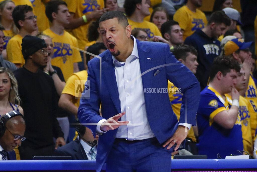 Keith Srakocic Pittsburgh head coach Jeff Capel yells to his team during the second half of an NCAA college basketball game against Wake Forest, Saturday, Jan. 4, 2020, in Pittsburgh. (AP Photo/Keith Srakocic)