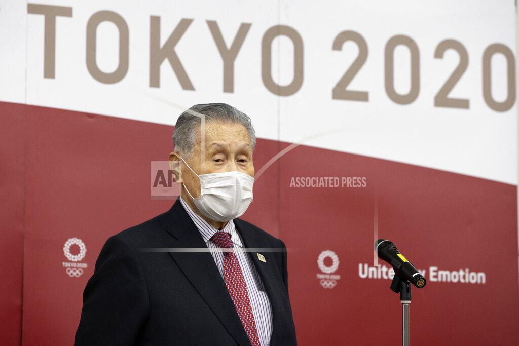 Takashi Aoyama FILE - In this Jan. 28, 2021, file photo, Tokyo Olympic and Paralympic Games Organising Committee (TOGOC) President Yoshiro Mori speaks to the media after a video conference with IOC President Thomas Bach at the TOGOC headquarters in Tokyo. Comments about women made earlier in the week by Mori, a former prime minister, could force him to resign. It's one more problem the postponed Tokyo Olympics don't need as organizers and the IOC try to pull off the games in the midst of a pandemic. (Takashi Aoyama/Pool Photo via AP)
