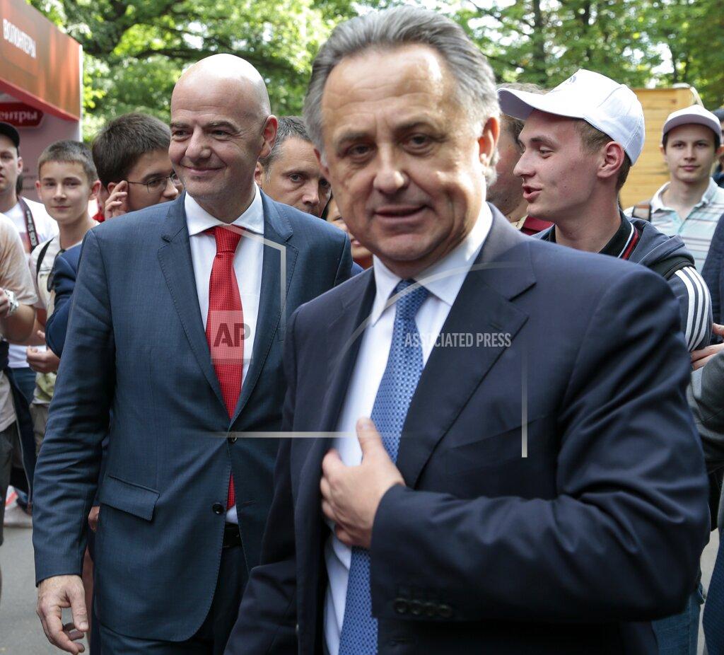 Gianni Infantino, Vitaly Mutko Gianni Infantino, Vitaly Mutko
