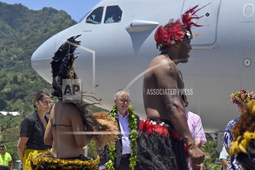Australia's Prime Minister Anthony Albanese arrives for the Pacific Islands Forum in Rarotonga, Cook Islands, Tuesday, Nov. 7, 2023. Albanese was among the leaders who traveled to the Cook Islands this week for the annual Pacific Islands Forum. The forum culminates in a leaders' retreat Friday on Aitutaki, which is renowned for its picturesque lagoon. (Mick Tsikas/AAP Image via AP)