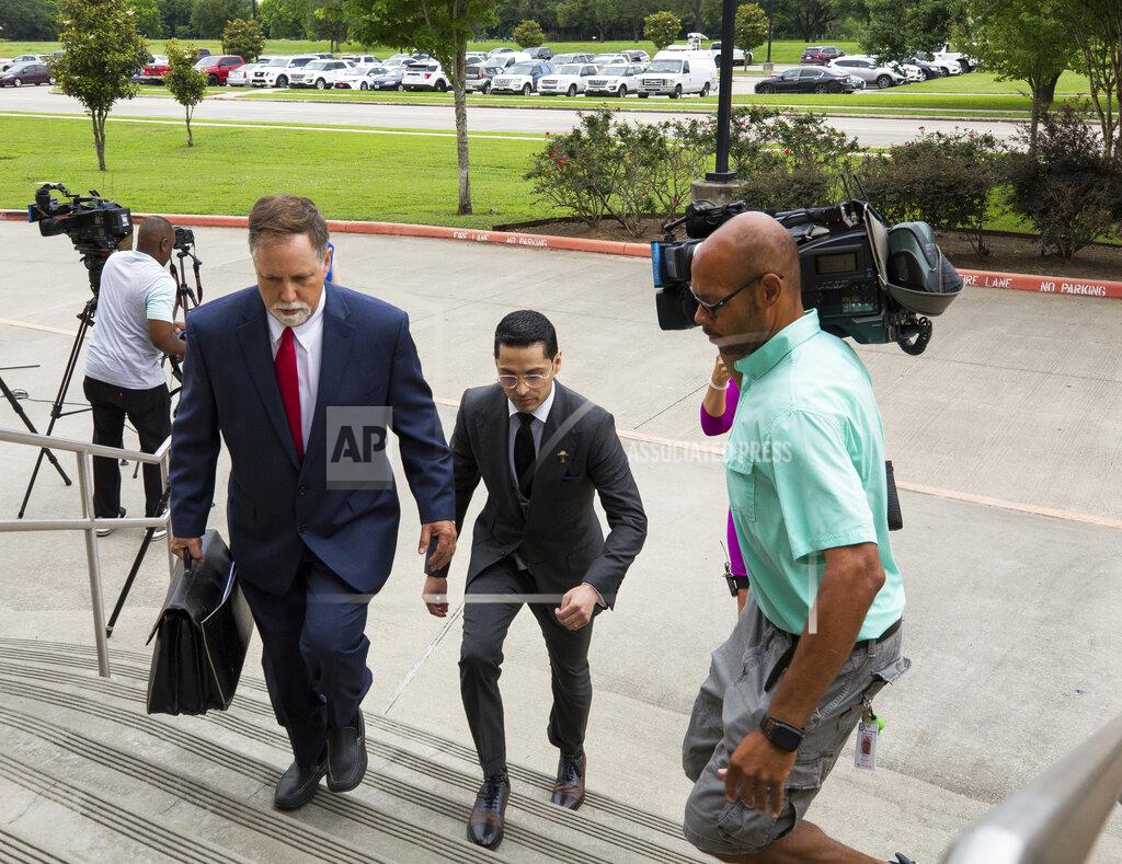 Godofredo A. Vásquez Victor Hugo Cuevas, a 26-year-old linked to a missing tiger named India, arrives at the Fort Bend County Justice Center for a bond revocation hearing on a separate murder charge, on Friday, May 14, 2021, in Richmond, Texas. (Godofredo A. Vásquez/Houston Chronicle via AP)