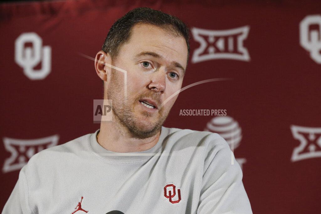 Sue Ogrocki Oklahoma head coach Lincoln Riley answers a question during an NCAA college football news conference Monday, Aug. 26, 2019 in Norman, Okla. Oklahoma opens the season against Houston. Last time that happened, the Cougars pulled a stunner in 2016 that crippled Oklahoma's chances of reaching the College Football Playoff. The Sooners are well aware and don't want a repeat. (AP Photo/Sue Ogrocki)
