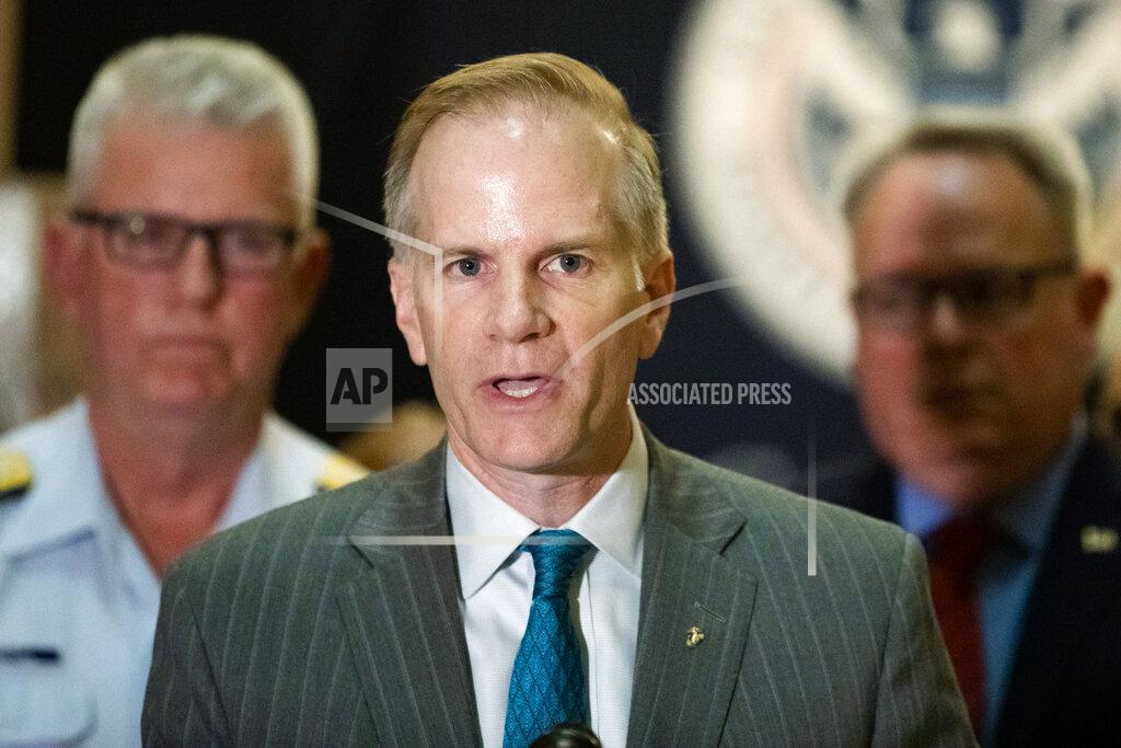 Matt Rourke FILE - In this June 21, 2019 file photo, U.S. Attorney for the Eastern District of Pennsylvania William McSwain speaks with members of the media at a news conference in Philadelphia. Two years ago, McSwain joined the long line of prosecutors investigating the Roman Catholic church's handling of priest-abuse complaints. McSwain sent subpoenas to dioceses across Pennsylvania asking them to turn over their files and submit to grand jury testimony if asked. The dioceses pledged to comply. But as McSwain's tenure nears its end as President-elect Joe Biden takes office next month, there's no sign that any sweeping church indictment is afoot. (AP Photo/Matt Rourke, File)