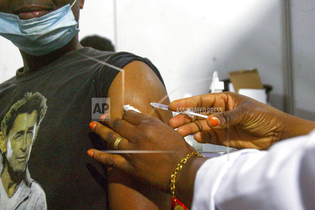 Diomande Ble Blonde A nurse injects a patient with a dose of AstraZeneca vaccine in Abidjan, Ivory Coast, Friday March 19, 2021. The suspension of the AstraZeneca vaccine in several European countries over the past week could fuel skepticism about the shot far beyond their shores, potentially threatening the rollout of a vaccine that is key to the global strategy to stamp out the coronavirus pandemic, especially in developing nations. (AP Photo/ Diomande Ble Blonde)