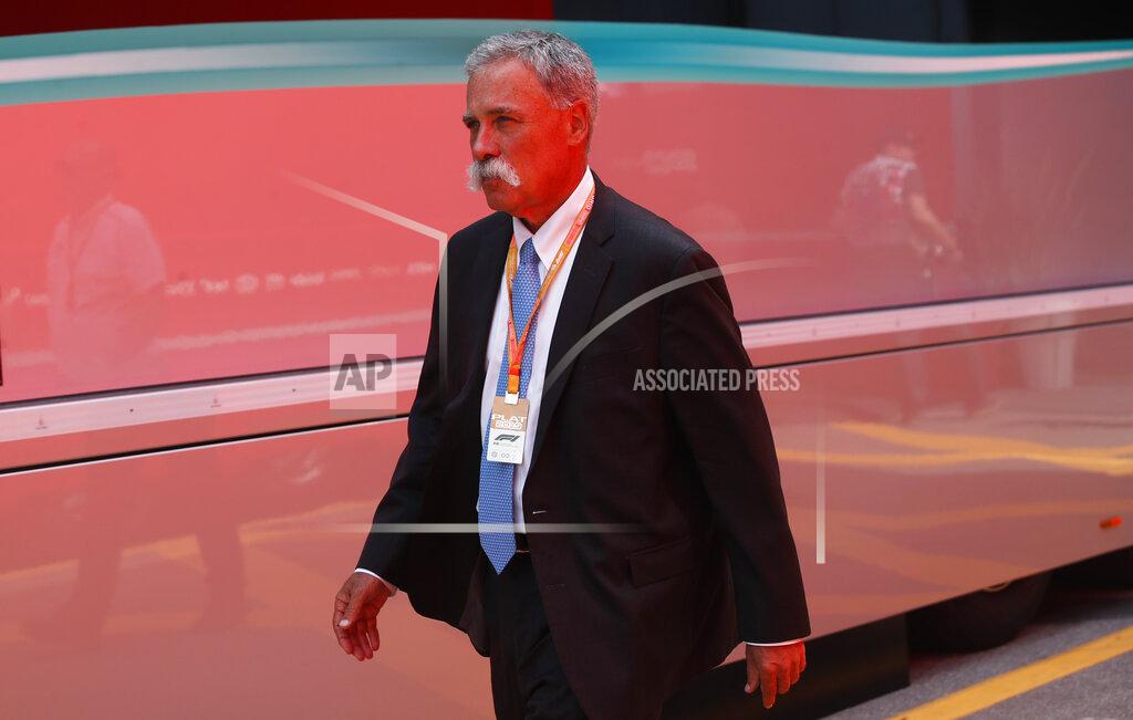 Antonio Calanni Formula One chairman Chase Carey walks in the paddock, at the Monza racetrack, in Monza, Italy, Thursday, Sept. 5, 2019. The Formula one GP will be held on Sunday. (AP Photo/Antonio Calanni)