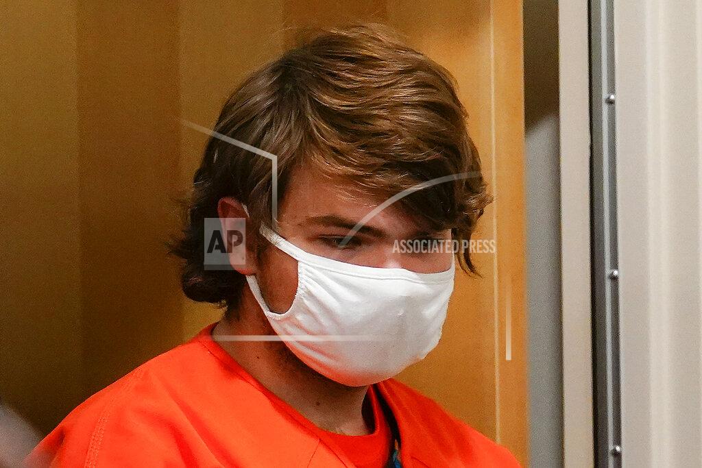 Matt Rourke Payton Gendron is led into the courtroom for a hearing at Erie County Court, in Buffalo, N.Y., Thursday, May 19, 2022. Gendron faces charges in the May 14, fatal shooting at a supermarket. (AP Photo/Matt Rourke)
