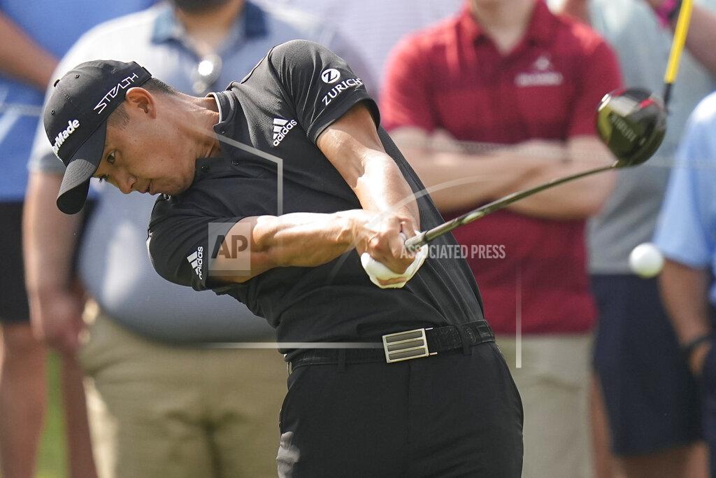 Eric Gay Collin Morikawa hits his tee shot on the 16th hole during the second round of the PGA Championship golf tournament at Southern Hills Country Club, Friday, May 20, 2022, in Tulsa, Okla. (AP Photo/Eric Gay)