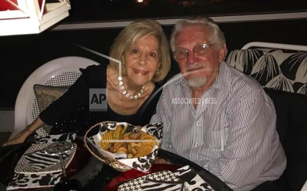 This undated photo provided by Sarah Milewski shows Bill and Esther Ilnisky. The couple spent nearly seven decades together as Christian ministers and missionaries, including stints in the Caribbean and Middle East before preaching for 40 years in Florida. When they died minutes apart of COVID-19 on March 1, 2021, at a Palm Beach County hospice, it may have been a hidden blessing, their only child, Sarah Milewski, said.(Sarah Milewski via AP)
