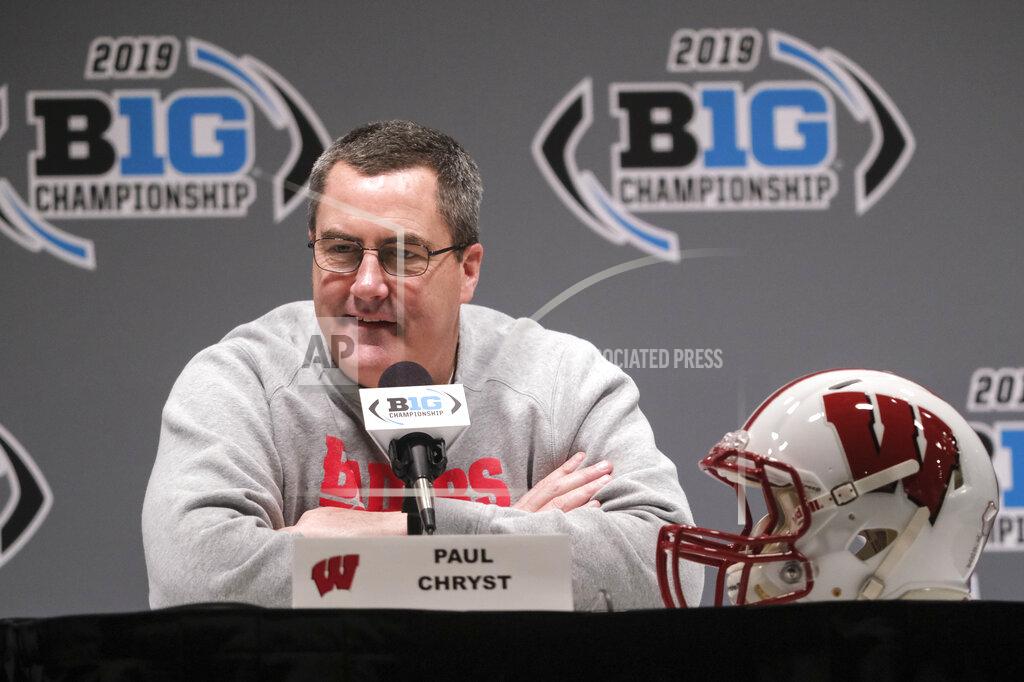 Aj Mast FILE - In this Dec. 6, 2019, file photo, Wisconsin head coach Paul Chryst speaks during a news conference for the Big Ten championship NCAA college football game in Indianapolis. Big Ten is going to give fall football a shot after all. Less than five weeks after pushing football and other fall sports to spring in the name of player safety during the pandemic, the conference changed course Wednesday, Sept. 16, 2020, and said it plans to begin its season the weekend of Oct. 23-24. (AP Photo/AJ Mast, File)