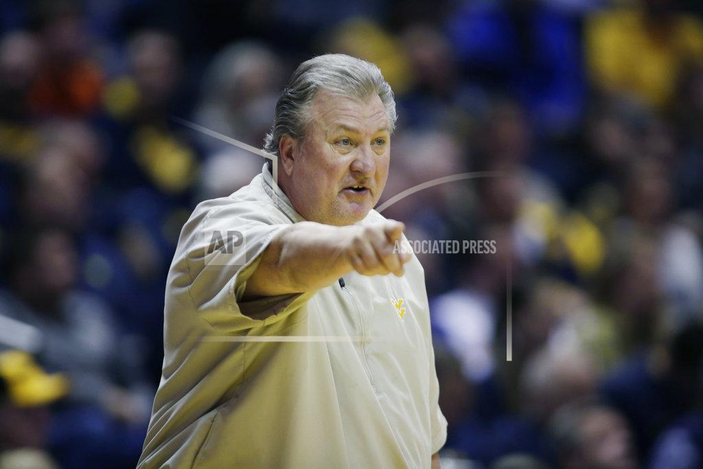 Ray Thompson West Virginia head coach Bob Huggins gives directions to his players during the second half of an NCAA college basketball game against Texas Tech Wednesday, Jan. 2, 2019, in Morgantown, W.Va. Texas Tech defeated West Virginia 62-59. (AP Photo/Raymond Thompson)