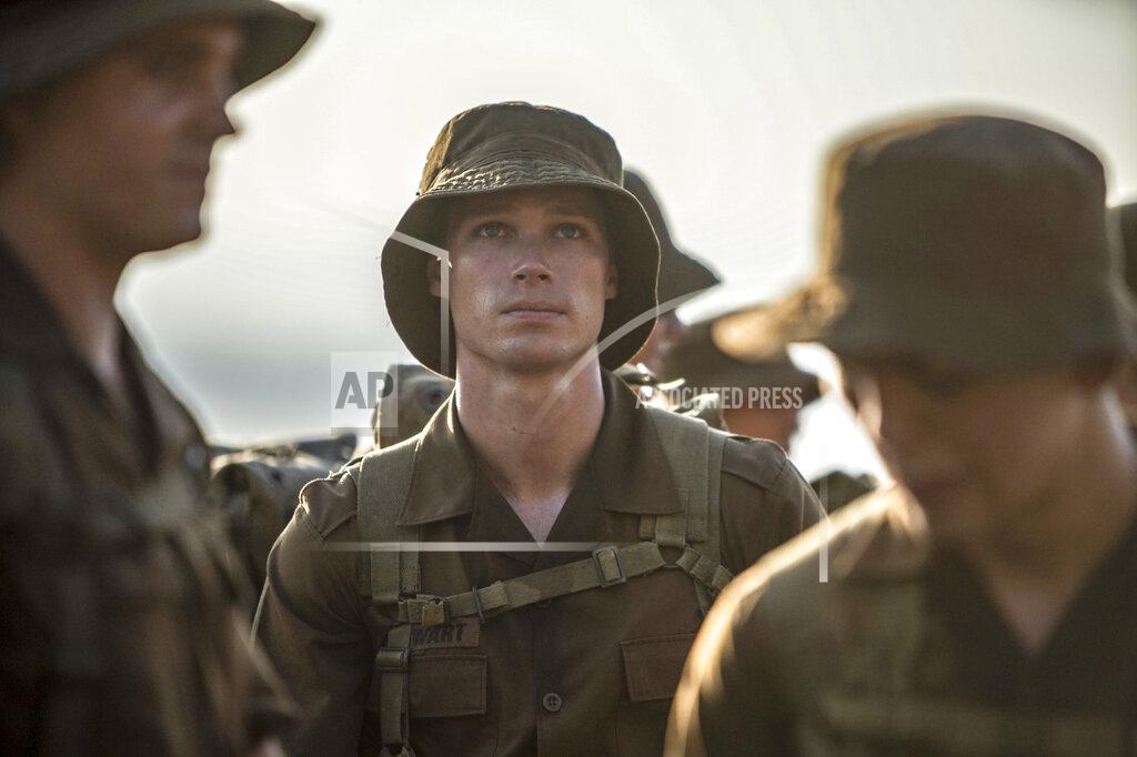 Daniel Rutland Manners This image released by IFC Films shows Kai Luke Brummer in a scene from "Moffie." (IFC Films via AP)