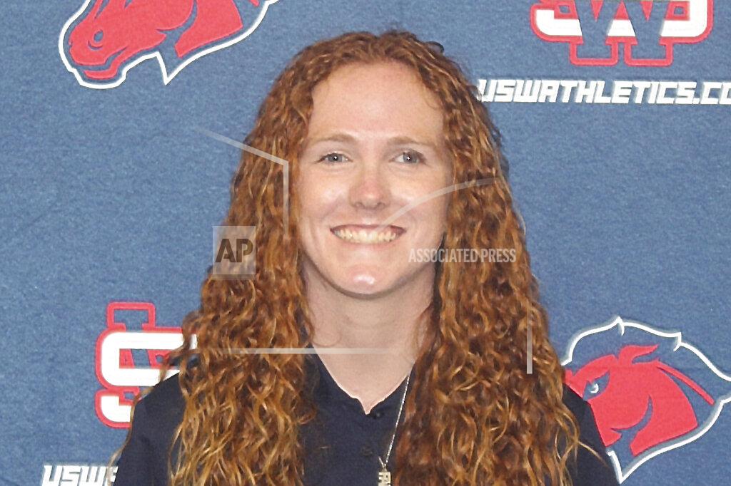 Uncredited This undated photo provided by the University of the Southwest shows golfer Karisa Raines, who was killed in a fiery, head-on collision in West Texas, Tuesday evening, March 15, 2022. (University of the Southwest via AP)