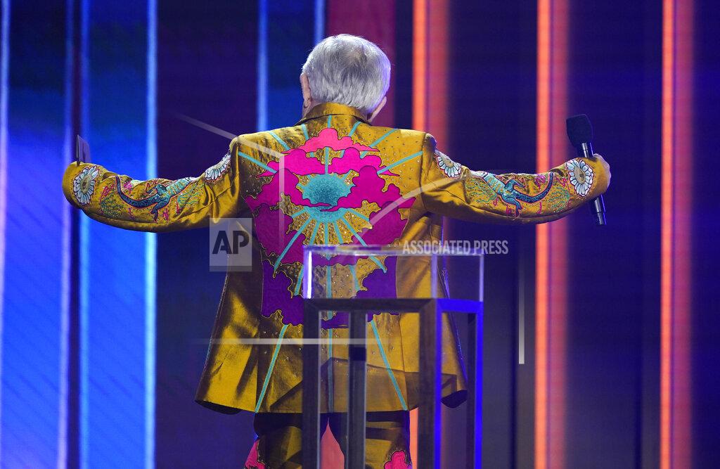 Mark Humphrey Leslie Jordan appears at the 56th annual Academy of Country Music Awards on Sunday, April 18, 2021, at the Grand Ole Opry in Nashville, Tenn. (AP Photo/Mark Humphrey)