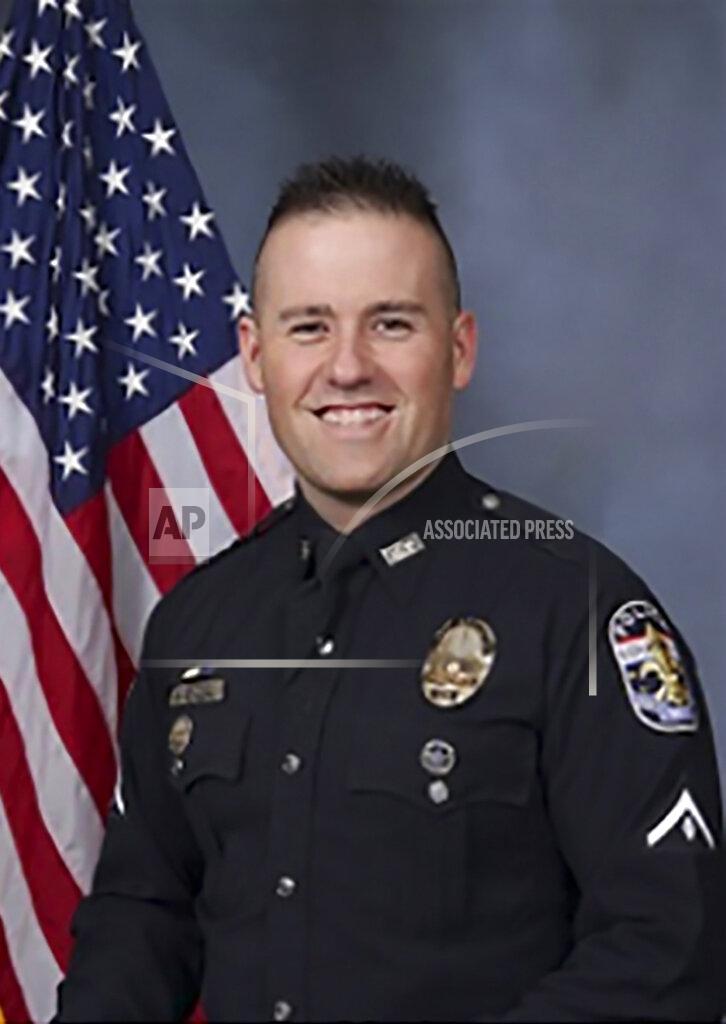 Uncredited FILE - In this file photo, date not known, released by the Louisville (Ky.) police is Louisville Police Det. Joshua Jaynes, an officer fired Jan. 6, 2021. The federal government filed civil rights charges Thursday, Aug. 4, 2022 against four Louisville police officers over the drug raid that led to the death of Breonna Taylor, a Black woman whose fatal shooting helped fuel the racial justice protests that rocked the nation in 2020. (Louisville Police via AP)