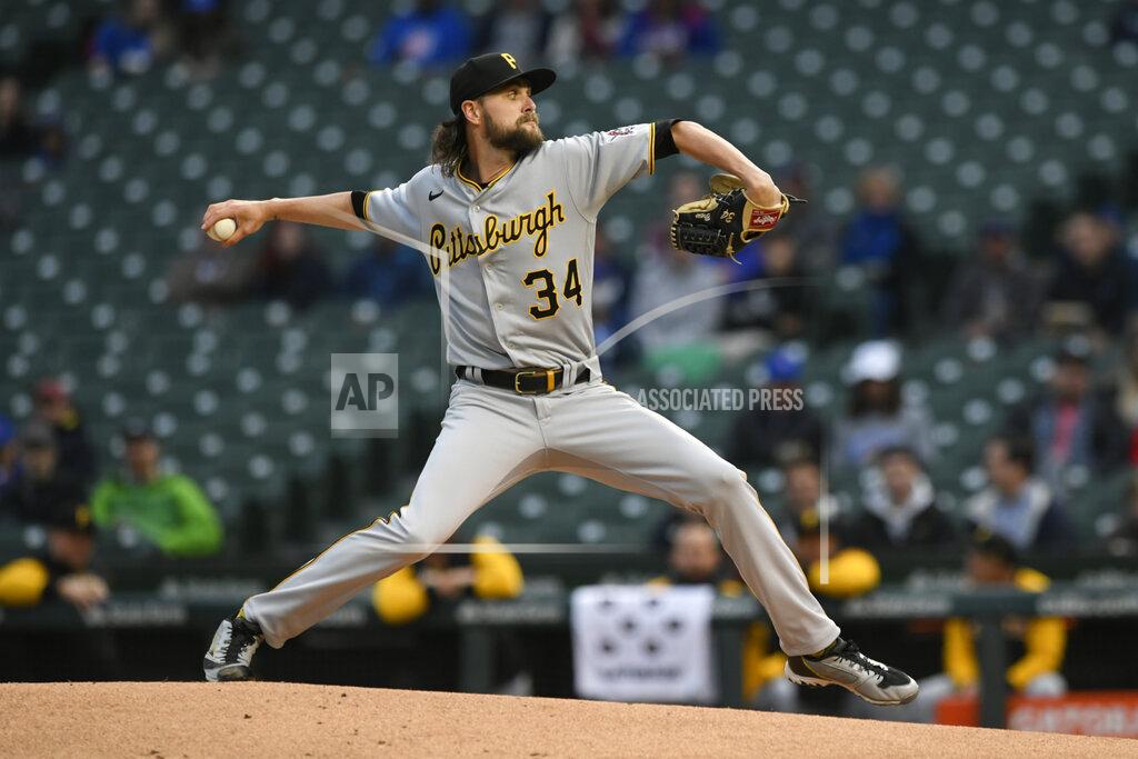 Paul Beaty Pittsburgh Pirates starter JT Brubaker delivers a pitch during the first inning of a baseball game against the Chicago Cubs Tuesday, May 17, 2022, in Chicago. (AP Photo/Paul Beaty)