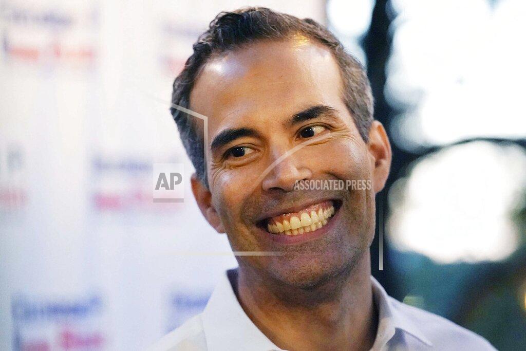 Eric Gay FILE - Republican Texas Land Commissioner George P. Bush makes a campaign stop, Feb. 10, 2022, in Austin, Texas. Bush is running for attorney general in Texas' Republican primary runoff election against Texas Attorney General Ken Paxton on Tuesday, May 24, 2022. (AP Photo/Eric Gay, File)