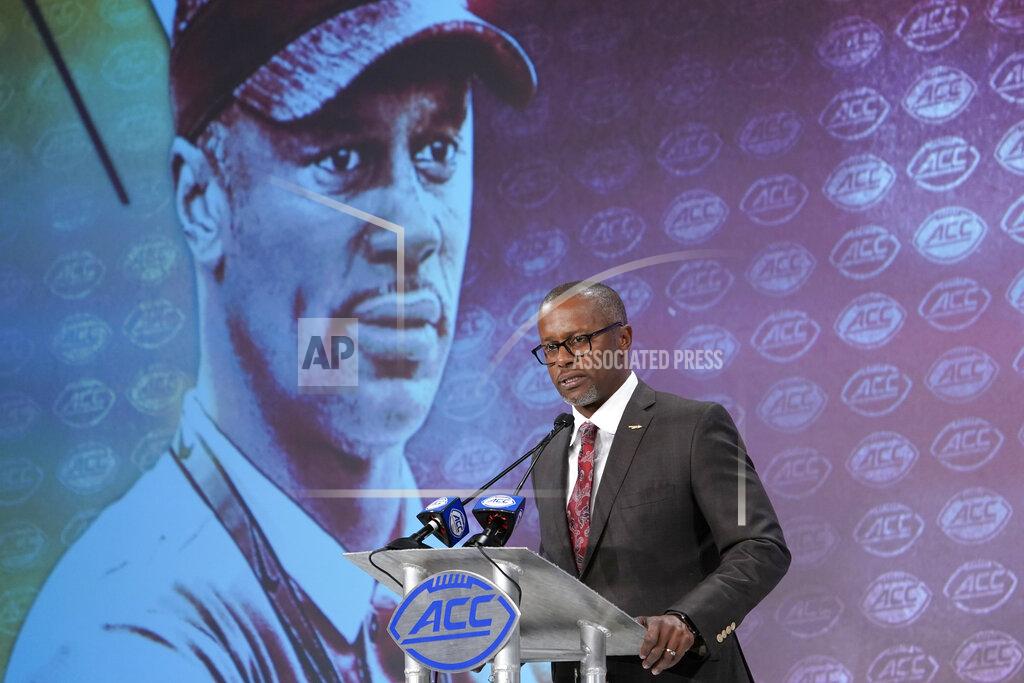Chuck Burton Florida State head coach Willie Taggart speaks during the Atlantic Coast Conference NCAA college football media day in Charlotte, N.C., Wednesday, July 17, 2019. (AP Photo/Chuck Burton)