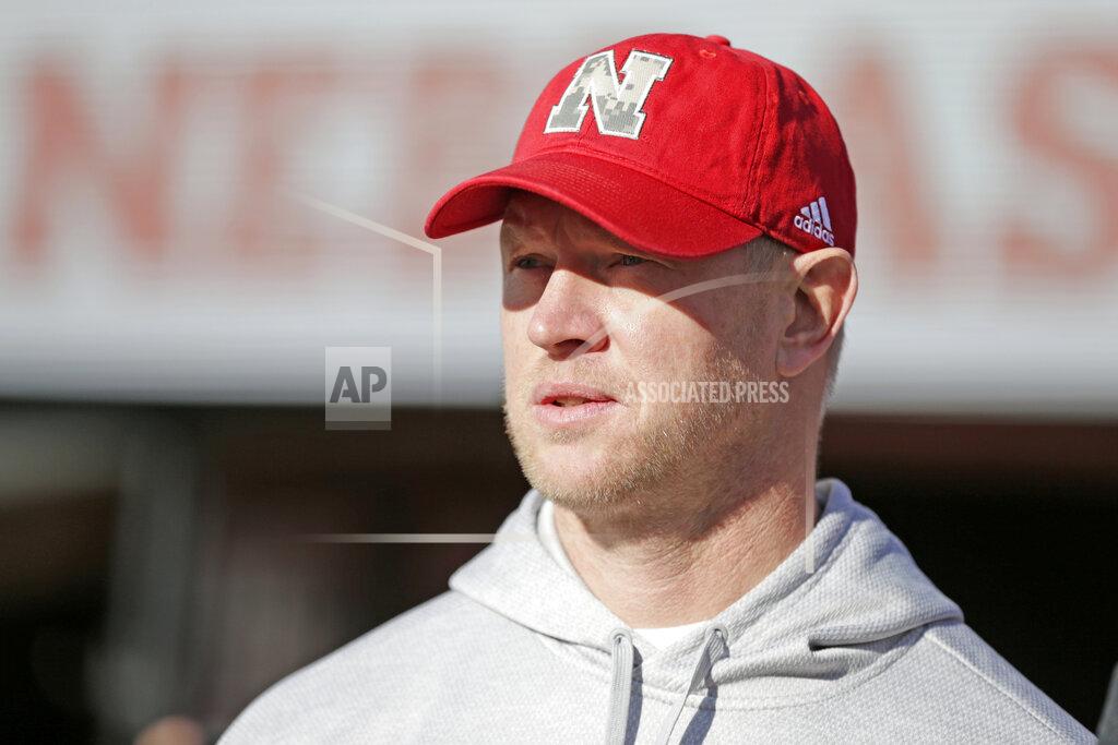 Nati Harnik Nebraska head coach Scott Frost watches warmups before an NCAA college football game against Wisconsin in Lincoln, Neb., Saturday, Nov. 16, 2019. (AP Photo/Nati Harnik)