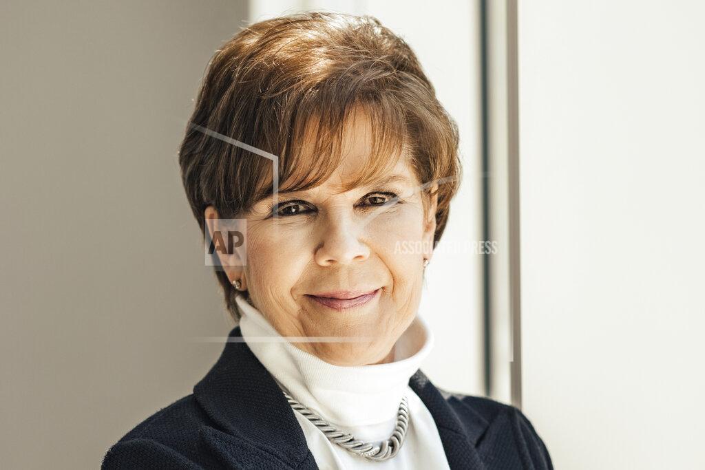 Stephen Voss This photo provided by General Dynamics shows the company's CEO Phebe Novakovic. At $23.6 million, Novakovic was the third highest-paid female CEO for 2021, as calculated by The Associated Press and Equilar, an executive data firm. (Stephen Voss/General Dynamics via AP)