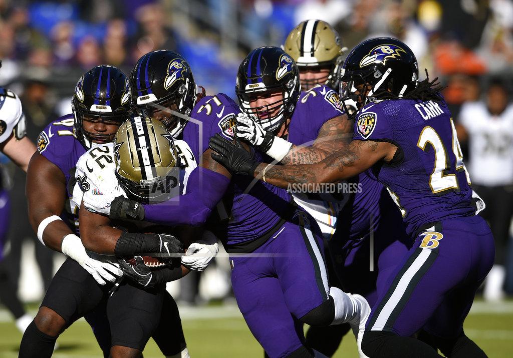 Saints Ravens Football