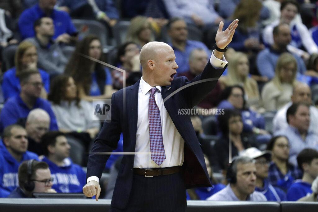 Seth Wenig Seton Hall's head coach Kevin Willard yells during the second half of an NCAA college basketball game against St. John's in Newark, N.J., Sunday, Feb. 23, 2020. Seton Hall defeated St. John's 81-65. (AP Photo/Seth Wenig)