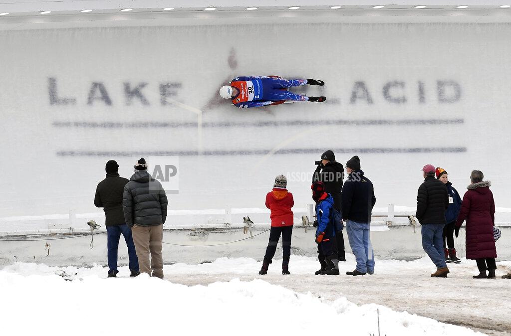 Coronavirus fears cancel Lake Placid's luge World Cup stop