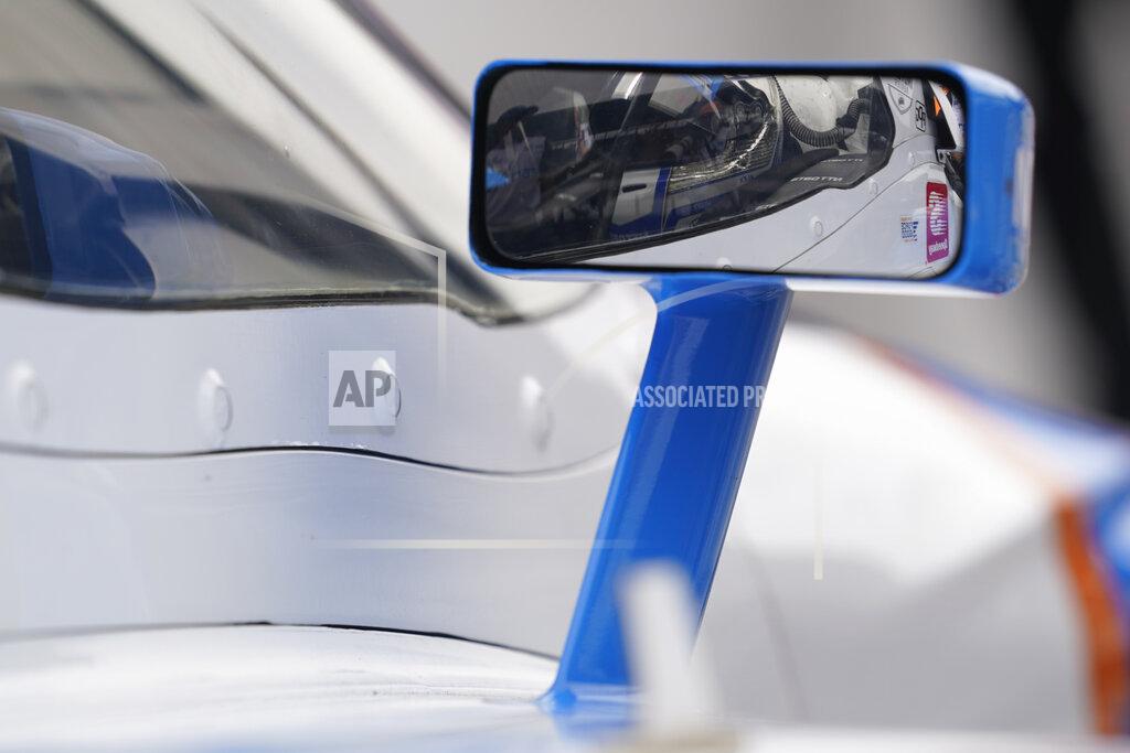Darron Cummings Alex Palou, of Spain, sits in his car during practice for the Indianapolis 500 auto race at Indianapolis Motor Speedway, Sunday, May 22, 2022, in Indianapolis. (AP Photo/Darron Cummings)
