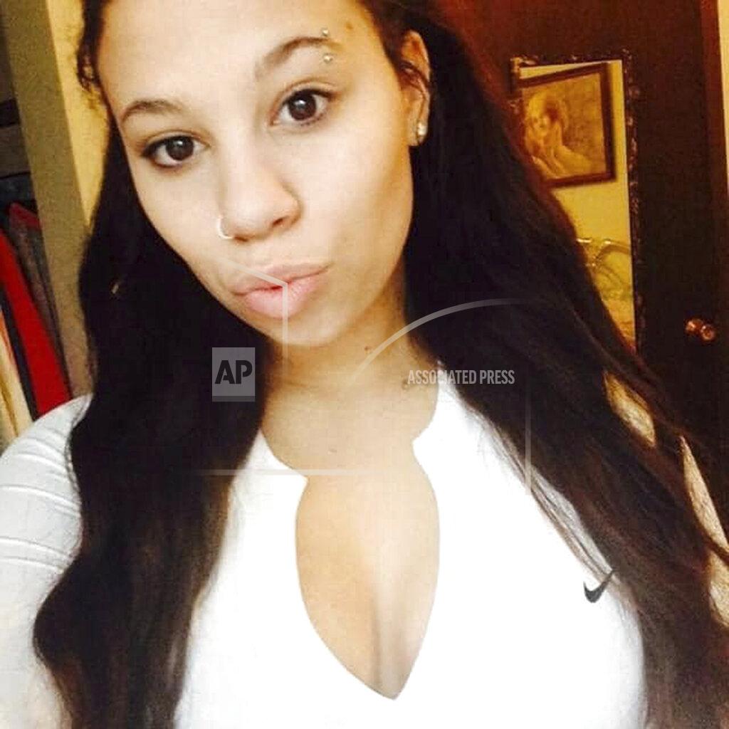 This undated photo provided by the Kelly family shows Italia Marie Kelly, 22, of Davenport, Iowa. Kelly, who also went by the last name Impinto, was shot and killed outside a Walmart early Monday, June 1, 2020, while leaving a protest against police brutality. Police say the death is under investigation and came amid a night of civil unrest in Davenport, Iowa's third largest city. (Courtesy of the Kelly family via AP)