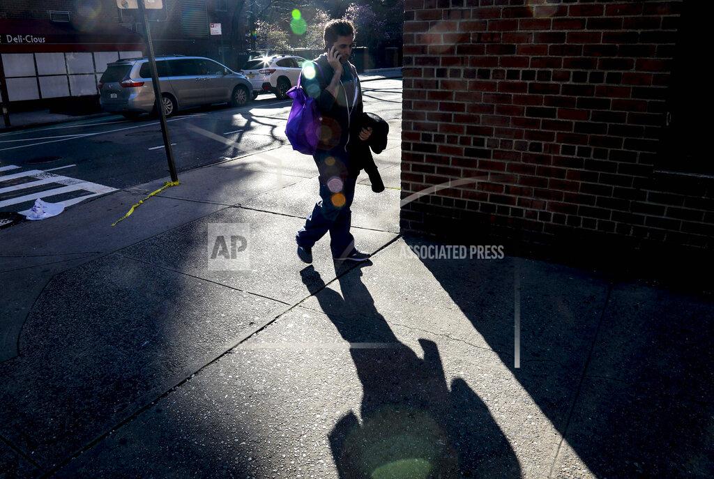 Bebeto Matthews FILE - In this April 6, 2020, file photo, emergency room Dr. Joseph Habboushe, who is taking on the challenge of treating patients with the coronavirus, poses for photos in New York. At the peak of the pandemic in New York, Habboushe's qualms were matched by a battlefield-like focus and the belief he could contribute to the fight. For him and many other health care workers, it was only after the first surge subsided that its mental impact really sank in. (AP Photo/Bebeto Matthews, File)
