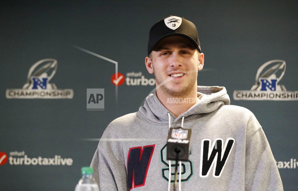 Always learning, Rams' Goff seeks results in NFC title game