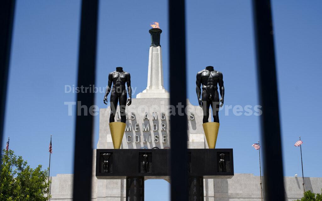 Coliseum TorchJFK Speech Anniversary Buy Photos AP Images DetailView