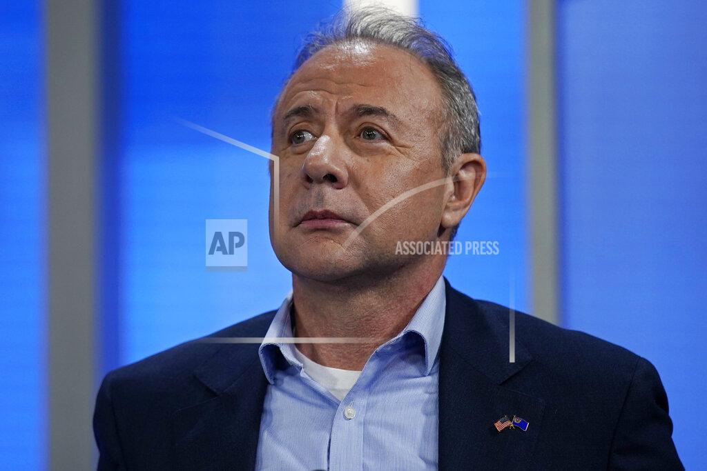 John Locher Guy Nohra waits before a Republican primary debate for Nevada governor Wednesday, May 25, 2022, in Las Vegas. (AP Photo/John Locher, Pool)