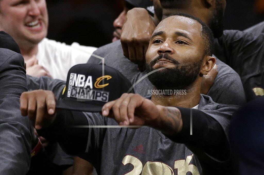 Marcio Jose Sanchez FILE - In this June 19, 2016, file photo, Cleveland Cavaliers guard Mo Williams celebrates after Game 7 of basketball's NBA Finals between the Golden State Warriors and the Cavaliers in Oakland, Calif. Williams played in the All-Star Game and now coaches at Alabama State. Historically Black institutions like Alabama State will be a focus of Sunday’s NBA All-Star Game in Atlanta. (AP Photo/Marcio Jose Sanchez, File)