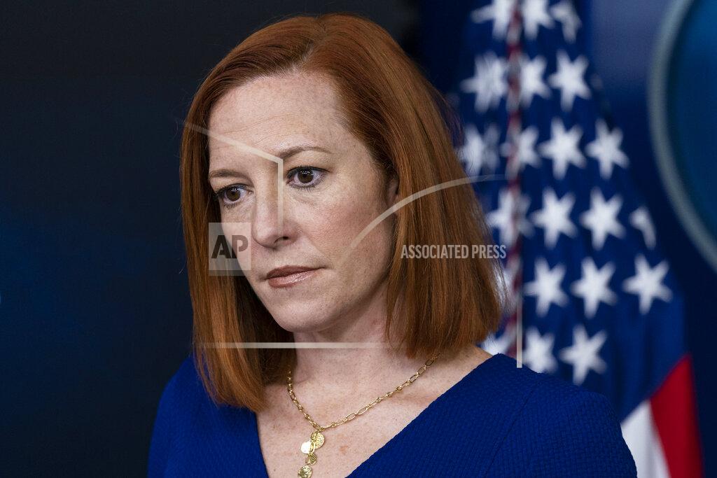 Alex Brandon White House press secretary Jen Psaki speaks with reporters in the James Brady Press Briefing Room at the White House, Wednesday, March 3, 2021, in Washington. (AP Photo/Alex Brandon)