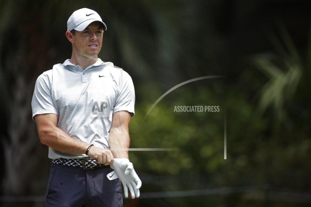 Gerry Broome Rory McIlroy of Northern Ireland readies to tee off on the second hole during the final round of the RBC Heritage golf tournament, Sunday, June 21, 2020, in Hilton Head Island, S.C. (AP Photo/Gerry Broome)