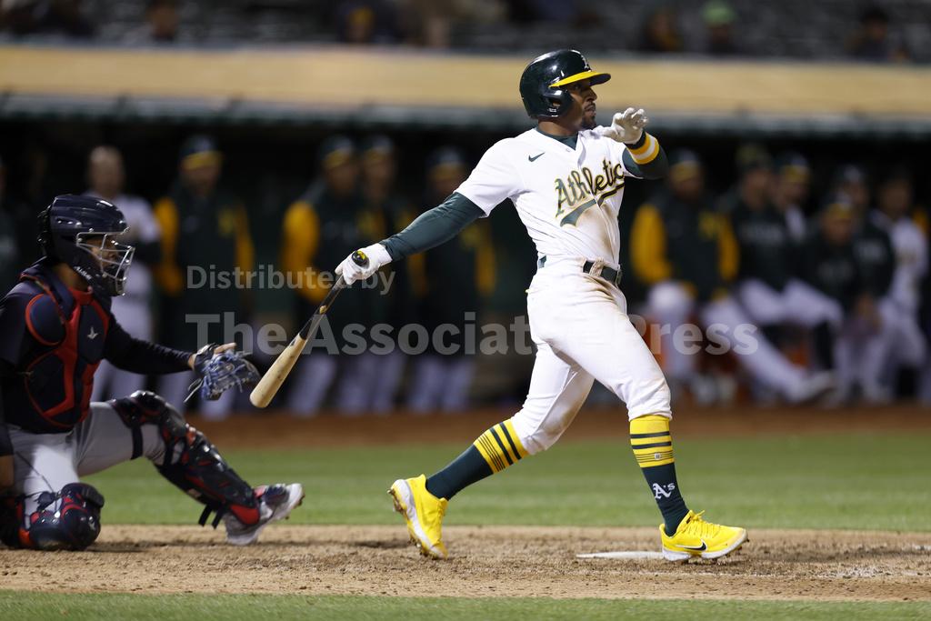 Kemps RBI single in 9th gives As 43 win over Guardians Kemps RBI single in 9th gives As 43 win over Guardians