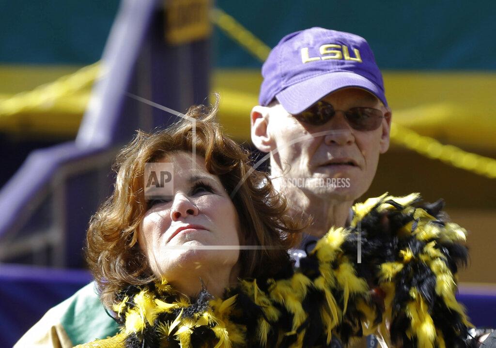 Gerald Herbert FILE - This Feb. 3, 2013, file photo shows political pundits and New Orleans Super Bowl Host Committee Co-Chairs Mary Matalin left, and James Carville in New Orleans. The couple have replaced the New Orleans mansion that they sold for $3.3 million with a condo. Carville tells The Times-Picayune / The New Orleans Advocate that they like the fact that it's on one floor and is less than half the size of their former house. (AP Photo/Gerald Herbert, File)