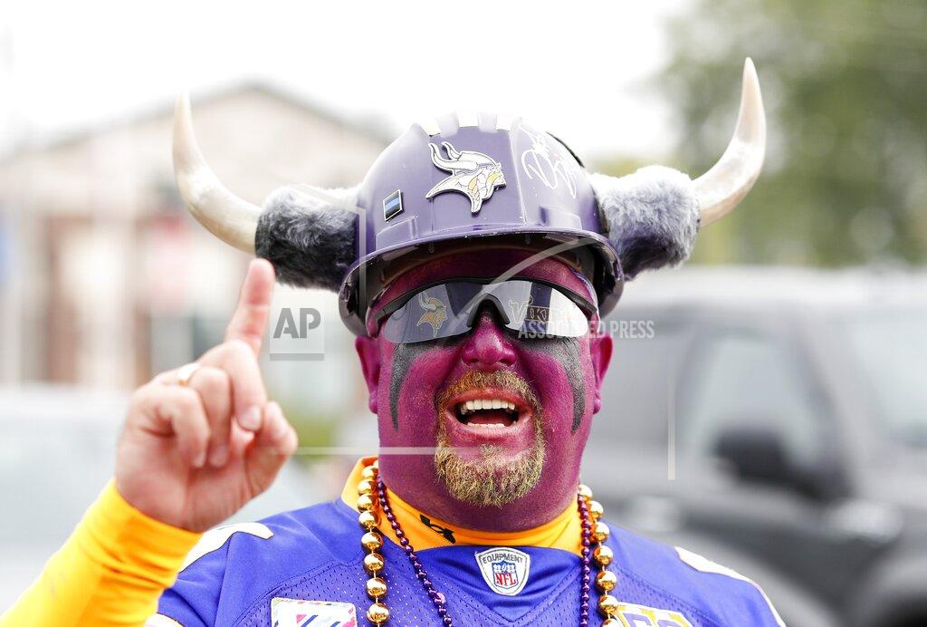 Matt Ludtke Mark Milligan tailgates before an NFL football game between the Green Bay Packers and the Minnesota Vikings Sunday, Sept. 15, 2019, in Green Bay, Wis. (AP Photo/Matt Ludtke)