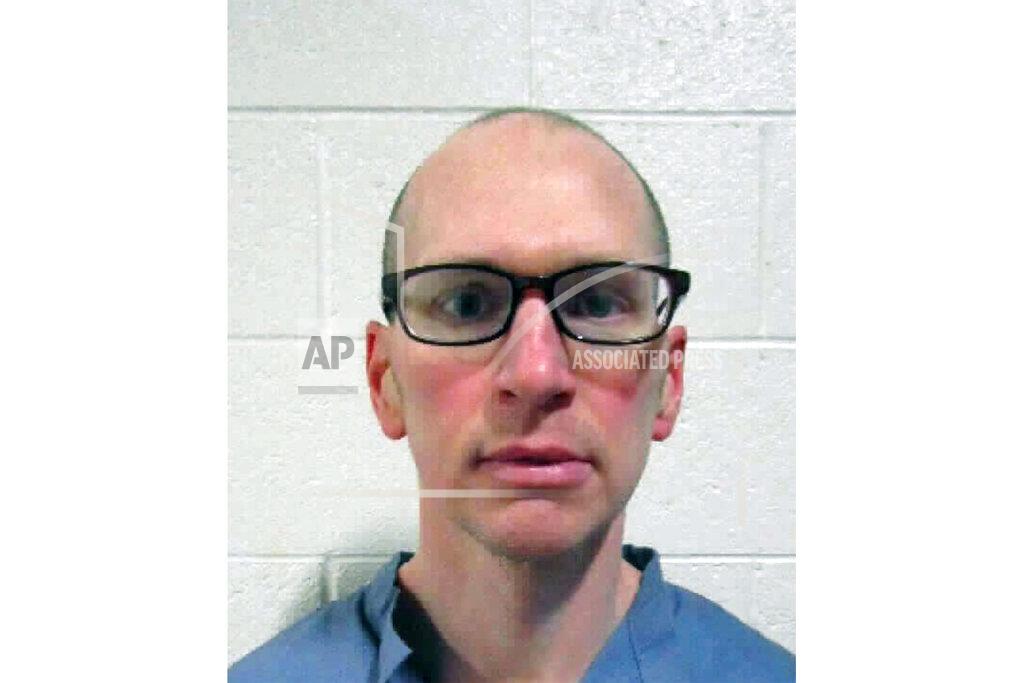Uncredited This undated Nevada state prisons photo shows Timmy "T.J." Weber, a 48-year-old convicted murderer who was sentenced in 2003 to be executed for killing his girlfriend and her teenage son. Weber died May 18, 2022, at a hospital in Las Vegas after he was moved in custody from Ely State Prison. Weber was found guilty of killing Kim Gautier and her 15-year-old son, Anthony Gautier, sexually assaulting Gautier's daughter and attacking another teenage son with a baseball bat. (Nevada Department of Corrections via AP)