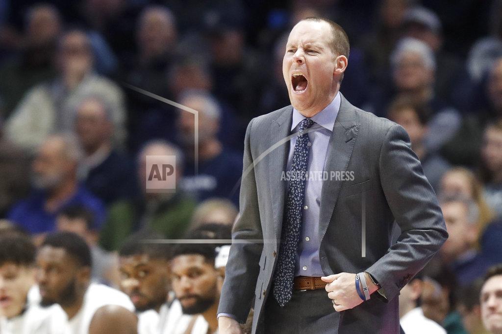 John Minchillo Xavier coach Kevin Willard shouts to players during the first half of the team's NCAA college basketball game against Xavier, Wednesday, Jan. 2, 2019, in Cincinnati. (AP Photo/John Minchillo)
