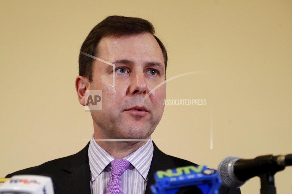 Julio Cortez FILE - In this Tuesday Jan. 15, 2019, file photo, New Jersey Senate Minority Leader Tom Kean Jr., R-Westfield, addresses reporters, in Trenton, N.J. Kean will challenge incumbent Democrat Tom Malinowski for New Jersey's 7th Congressional District in the 2020 election. (AP Photo/Julio Cortez, File)