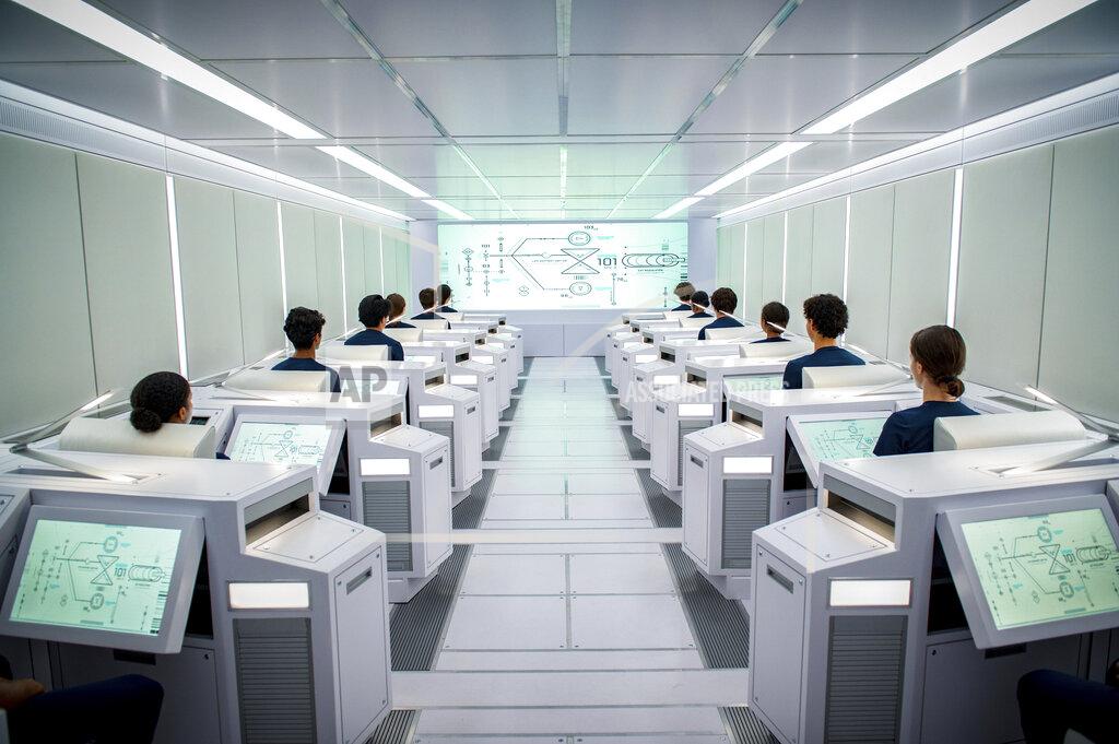 Uncredited This image released by Lionsgate shows a scene from "Voyagers." (Lionsgate via AP)