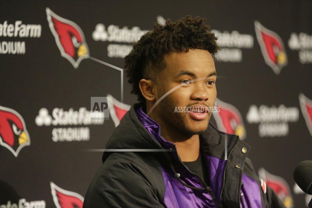 Lindsey Wasson In this Sunday, Dec. 22, 2019, photo, Arizona Cardinals quarterback Kyler Murray talks to reporters during a post-game news conference following an NFL football game against the Seattle Seahawks in Seattle. Murray's impressive first season is early proof that the Arizona Cardinals made a good decision when they selected the quarterback with the No. 1 overall pick in April. (AP Photo/Lindsey Wasson)
